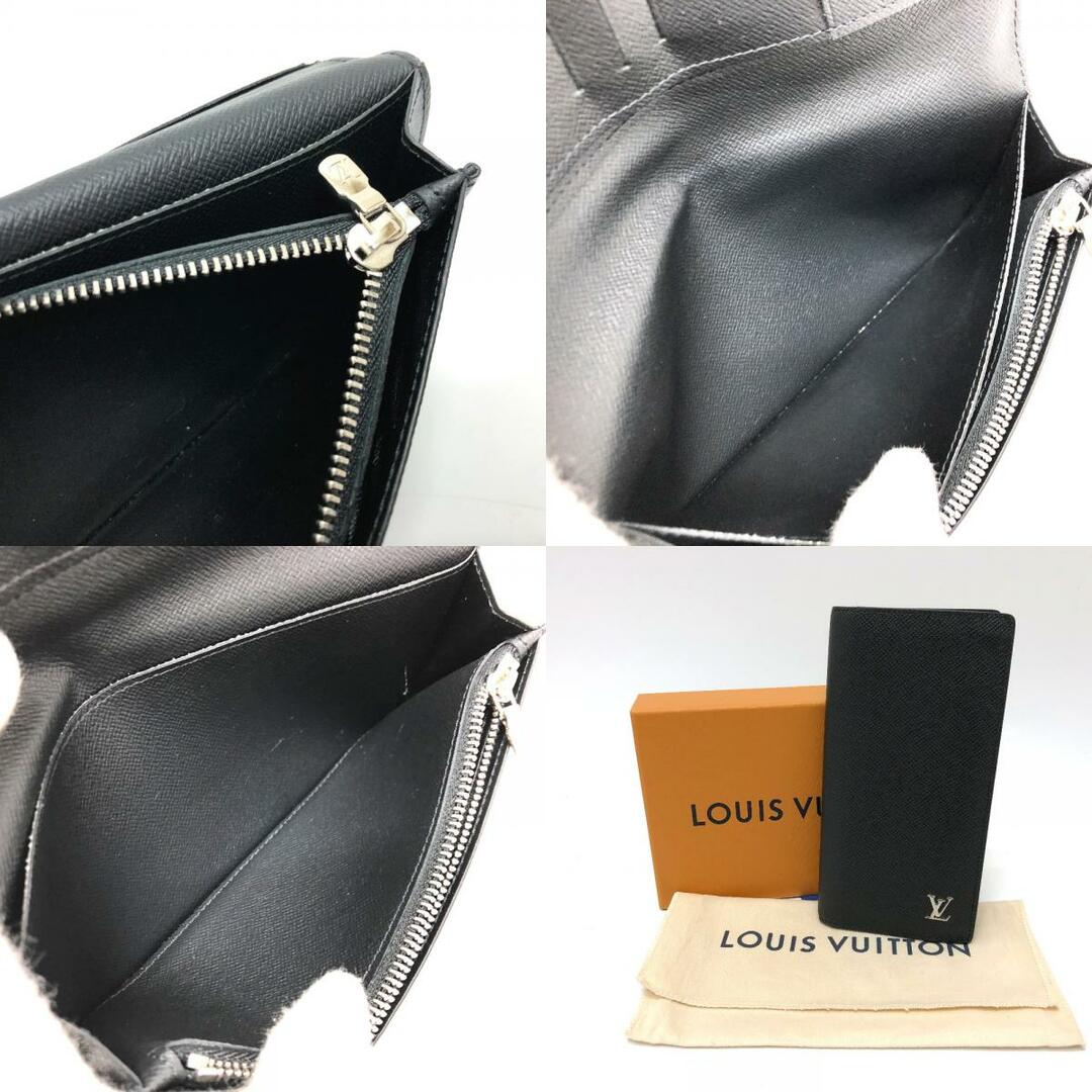 LOUIS VUITTON(ルイヴィトン)のルイヴィトン LOUIS VUITTON ポルトフォイユ・ブラザ M30285 長財布 タイガレザー ブラック メンズのファッション小物(長財布)の商品写真