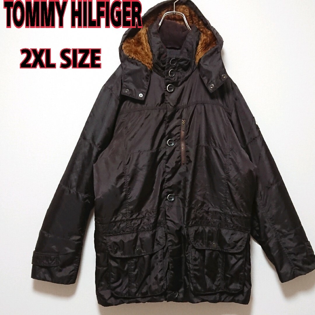 TOMMY HILFIGER(トミーヒルフィガー)のトミーヒルフィガー 裏地 チェック オーバーサイズ 中綿 ジャケット メンズのジャケット/アウター(ダウンジャケット)の商品写真