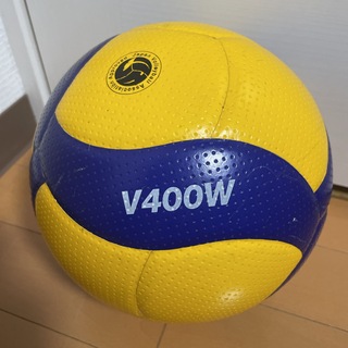 MIKASA - 中古 箱付き ミカサ バレーボール MIKASA 4号球 検定球V400W 