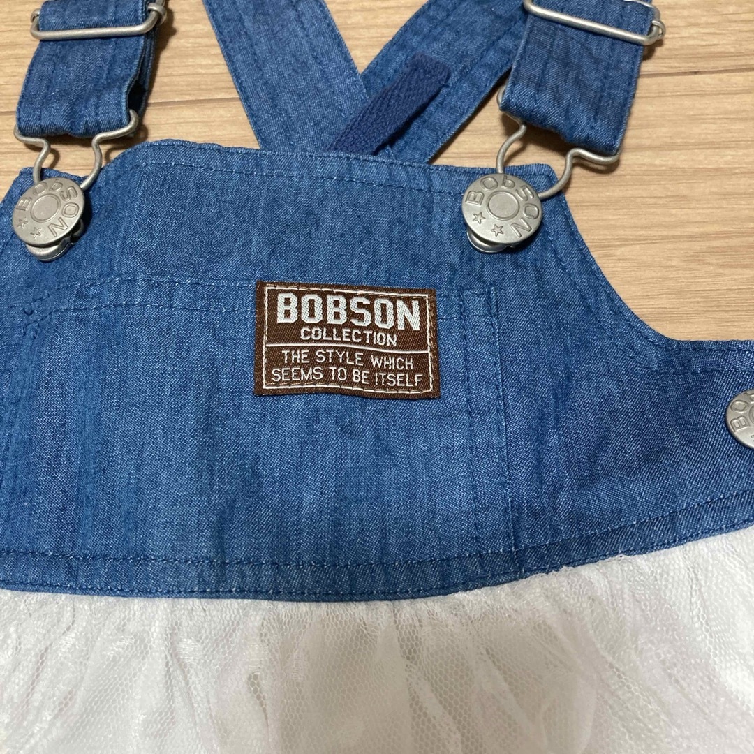 キムラタン(キムラタン)のキムラタン　bobson ジャンパースカート キッズ/ベビー/マタニティのキッズ服女の子用(90cm~)(ワンピース)の商品写真