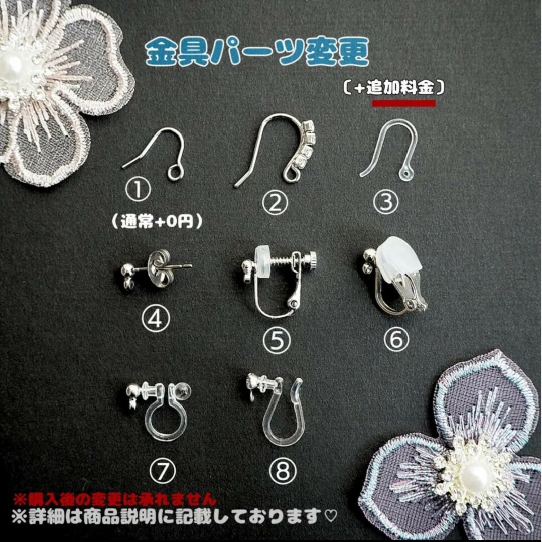 再販❤️シルバー》ジルコニアハートフックピアス ハンドメイドのアクセサリー(ピアス)の商品写真