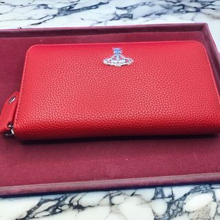 ヴィヴィアンウエストウッド(Vivienne Westwood)の【新品未使用】ヴィヴィアンウエストウッド 長財布　RED ラウンドファスナー(財布)