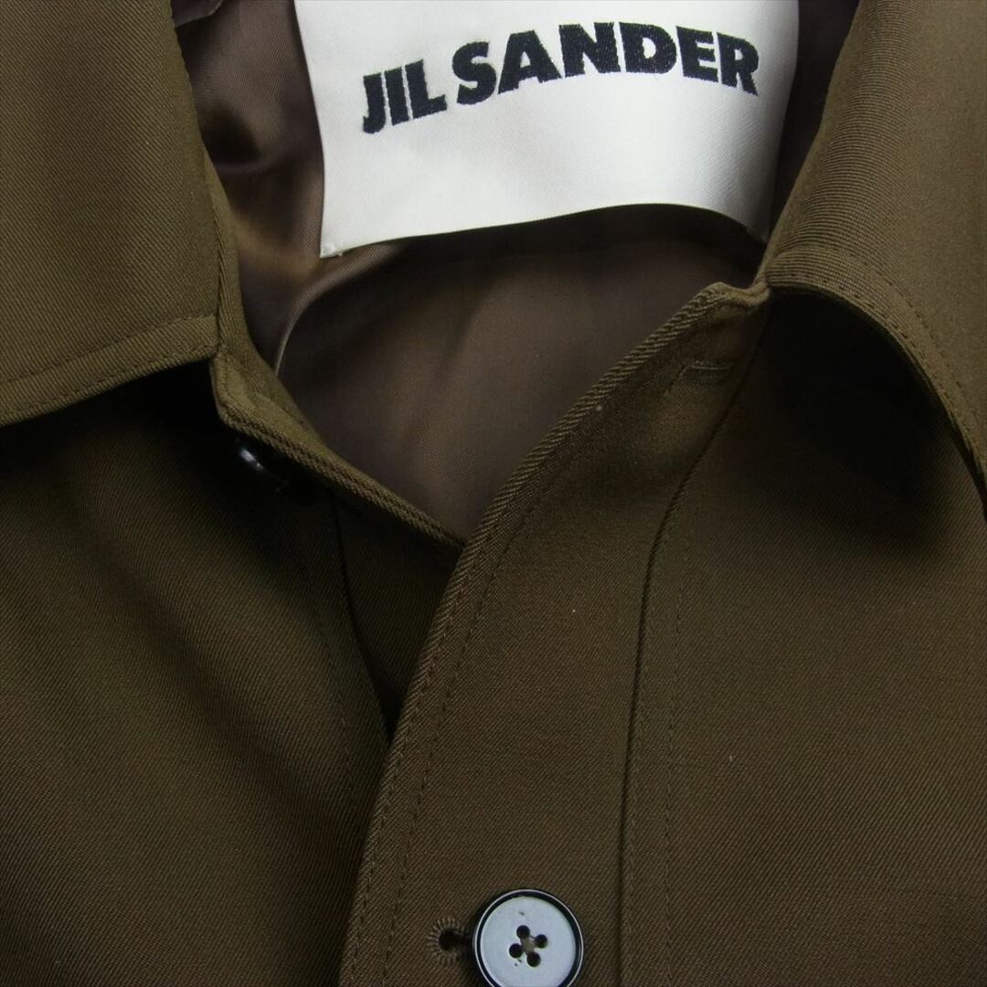 Jil Sander(ジルサンダー)のJIL SANDER ジルサンダー 20AW JSMR421202MR20150002 国内正規品 イタリア製 WOOL ウールギャバジン シャツ ジャケット 50【中古】 メンズのジャケット/アウター(その他)の商品写真