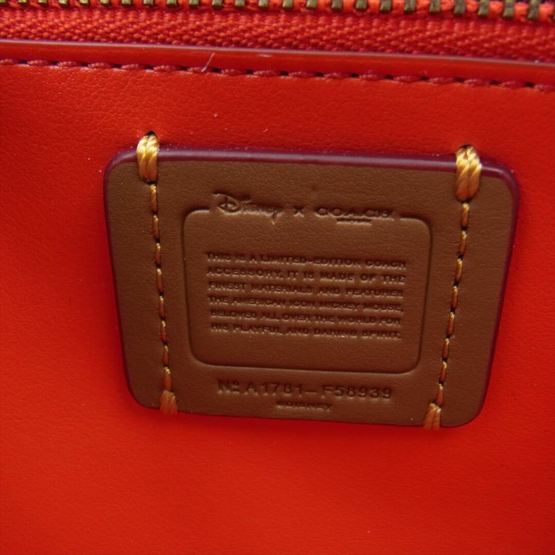 COACH(コーチ)のCOACH コーチ ウォレット DISNEY ディズニー ミッキーマウス ラウンドファスナー ウォレット 財布 ブラック系【中古】 メンズのファッション小物(長財布)の商品写真