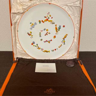 エルメス(Hermes)のエルメス　パピヨット　ディナープレート　サービスプレート　31cm(食器)