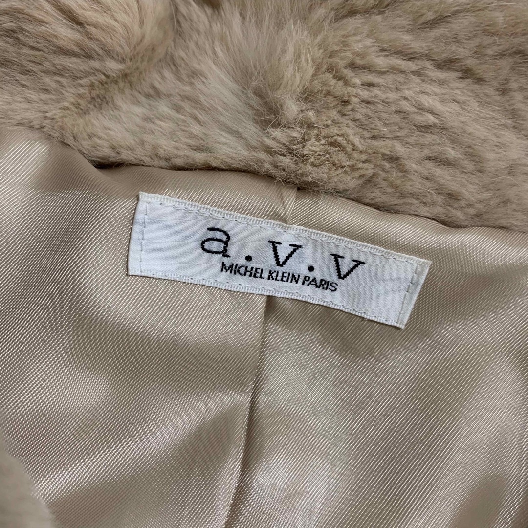 a.v.v(アーヴェヴェ)の【中古美品】a.v.v MICHEL KLEIN PARISファージャケット レディースのジャケット/アウター(毛皮/ファーコート)の商品写真