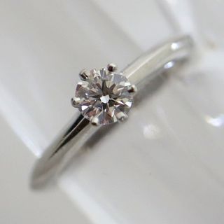 ティファニー(Tiffany & Co.)の【TIFFANY&Co.】ティファニー ソリティア ダイヤリング D0.35ct Pt950 11号 /tg1351(リング(指輪))