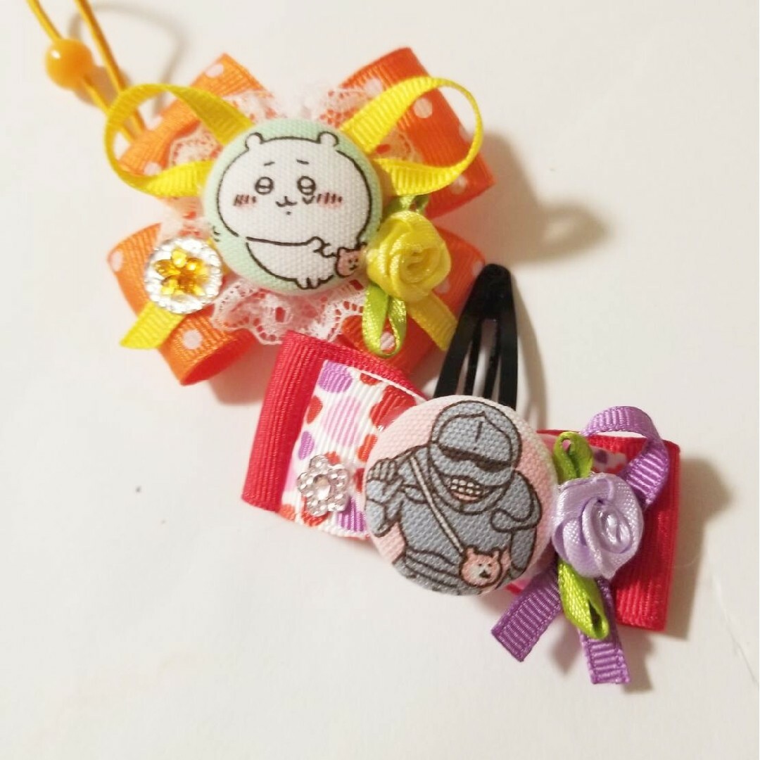 ちいかわゴム＆ピン エンタメ/ホビーのおもちゃ/ぬいぐるみ(キャラクターグッズ)の商品写真