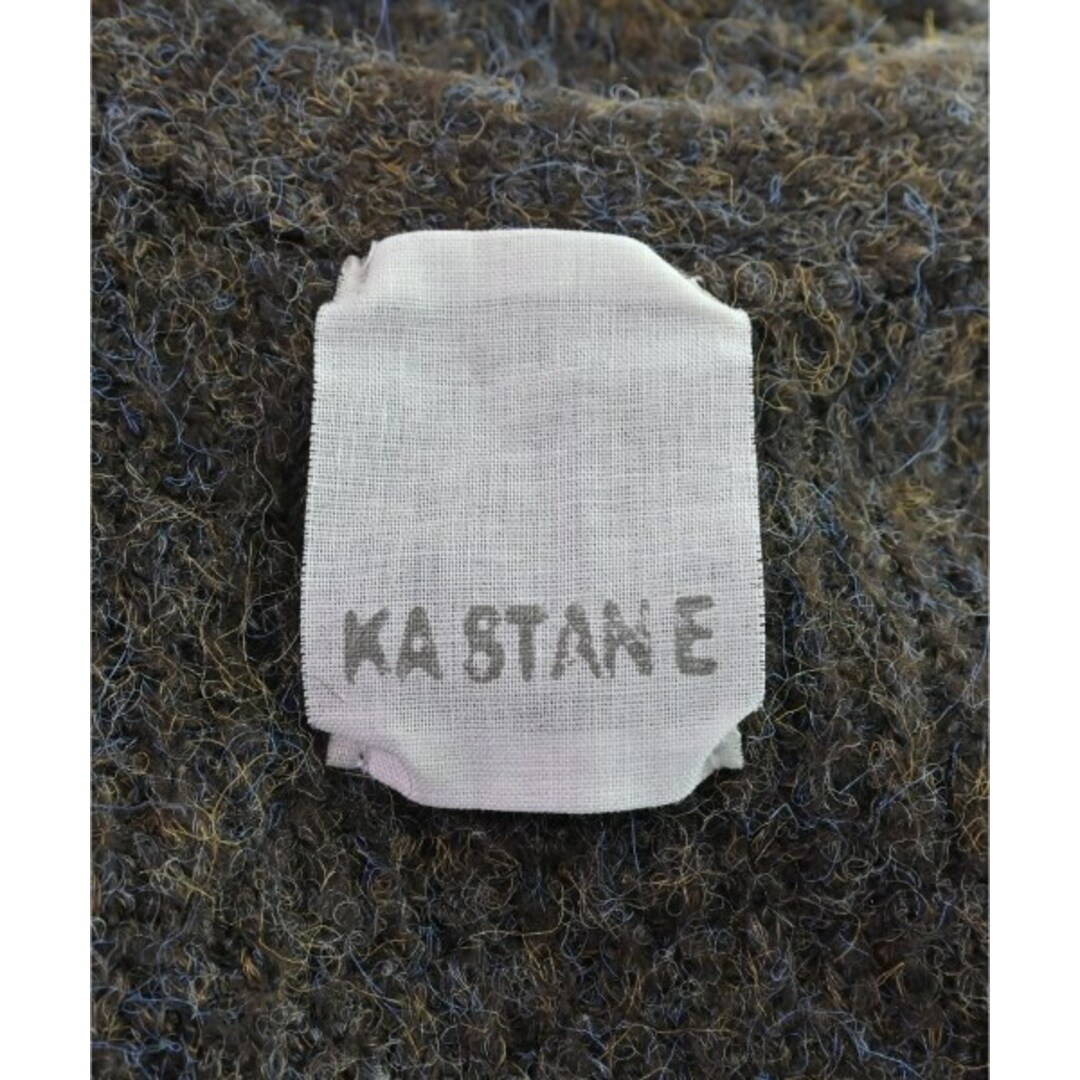 Kastane(カスタネ)のKastane カスタネ ニット・セーター F 茶x水色(ミックス) 【古着】【中古】 レディースのトップス(ニット/セーター)の商品写真