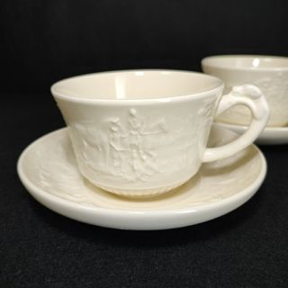 ウェッジウッド(WEDGWOOD)のウェッジウッド　フォックスハント　カップ＆ソーサー　ペア(食器)