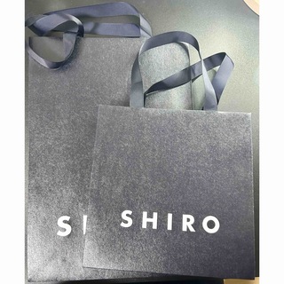 シロ(shiro)のシロ　ショップ袋　2枚(ショップ袋)