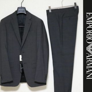 エンポリオアルマーニ(Emporio Armani)の新品【エンポリオアルマーニ】春夏 2Bシングルスーツ 濃灰 44(w78)(セットアップ)