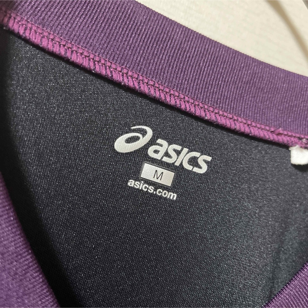 asics(アシックス)のアシックス　半袖シャツ　黒　asics M スポーツ　トレーニング レディースのトップス(Tシャツ(半袖/袖なし))の商品写真