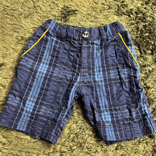 ラゲッドワークス(RUGGEDWORKS)のラゲッドワークス　ハーフパンツ　ブルー　ネイビー　チェック 100(パンツ/スパッツ)