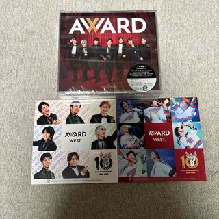 ジャニーズウエスト(ジャニーズWEST)のaward✳︎通常盤✳︎WEST.✳︎シリアルなし(ポップス/ロック(邦楽))