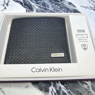 カルバンクライン(Calvin Klein)の【新品未使用】カルバンクライン CALVIN KLEIN二つ折り財布 ブラック(折り財布)