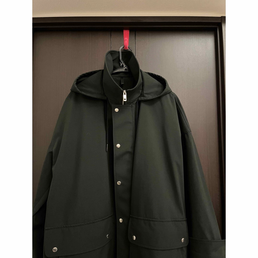 THE RERACS - THE RERACS 21FW ロングマウンテンパーカー 黒 46 THE RERACS - THE RERACS 21FW ロングマウンテンパーカー 黒 46