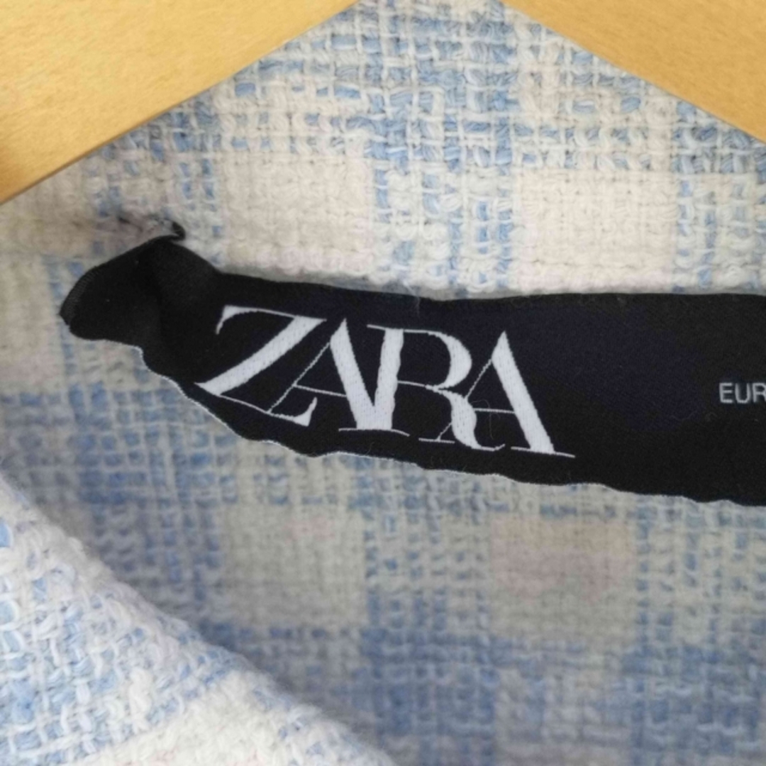 ZARA(ザラ)のZARA(ザラ) チェックツイードジャケット レディース アウター ジャケット レディースのジャケット/アウター(その他)の商品写真