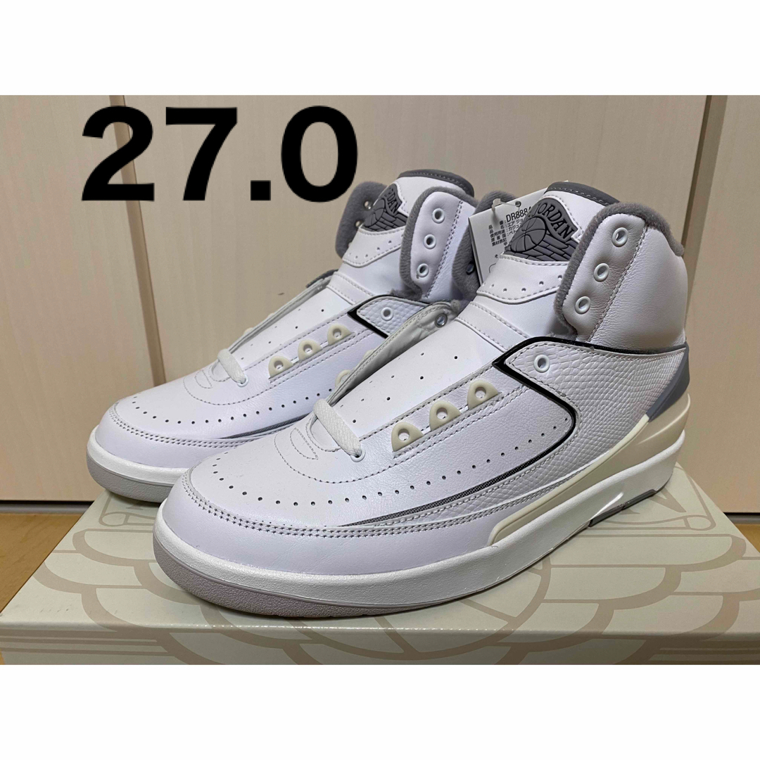 Jordan Brand（NIKE）(ジョーダン)のNike Air Jordan 2 ホワイト セメントグレー 27.0㎝ メンズの靴/シューズ(スニーカー)の商品写真