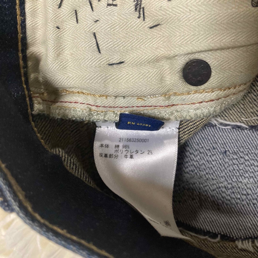 POLO RALPH LAUREN(ポロラルフローレン)のポロ　ラルフローレン　パッチワーク　デニム　パンツ　27 レディースのパンツ(デニム/ジーンズ)の商品写真