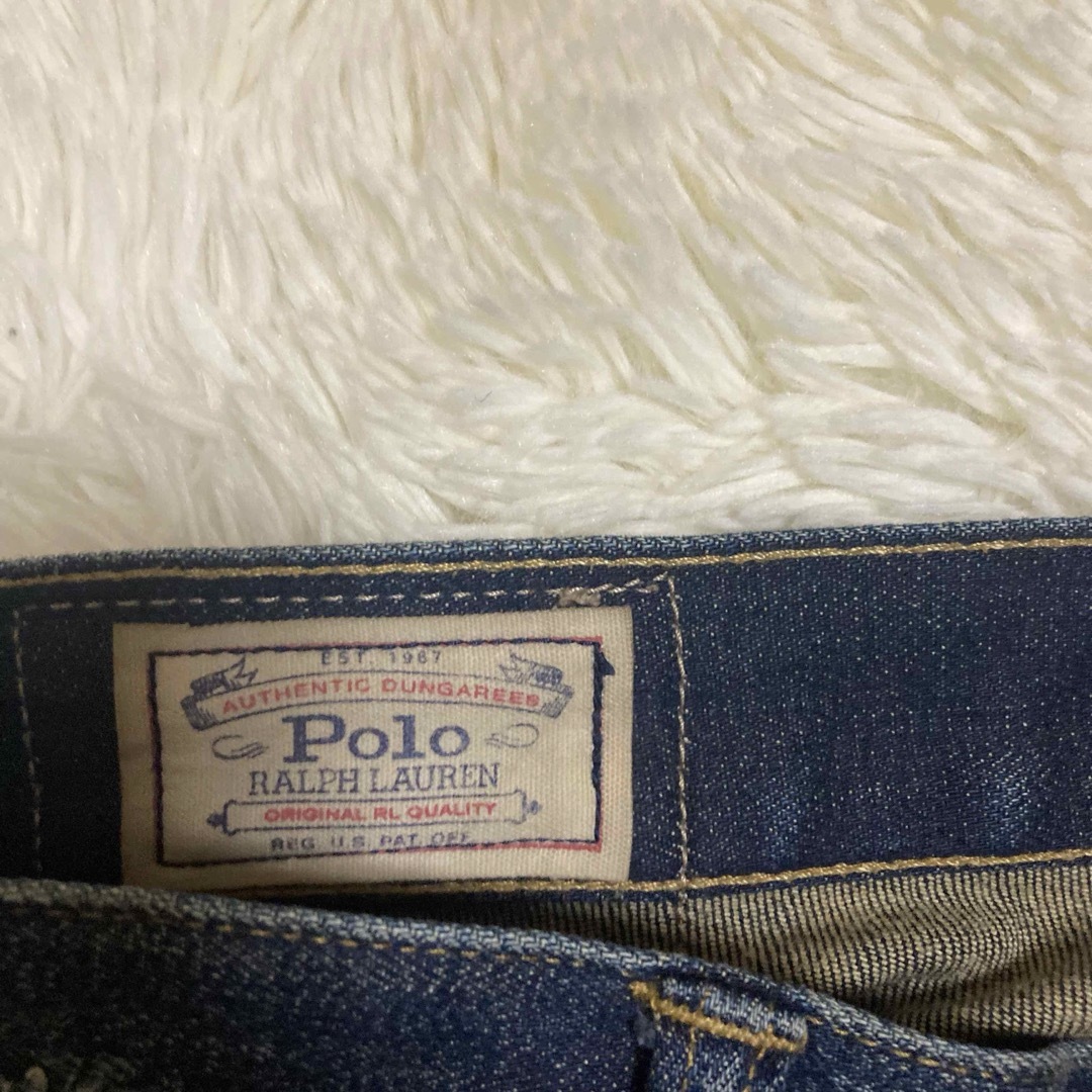 POLO RALPH LAUREN(ポロラルフローレン)のポロ　ラルフローレン　パッチワーク　デニム　パンツ　27 レディースのパンツ(デニム/ジーンズ)の商品写真