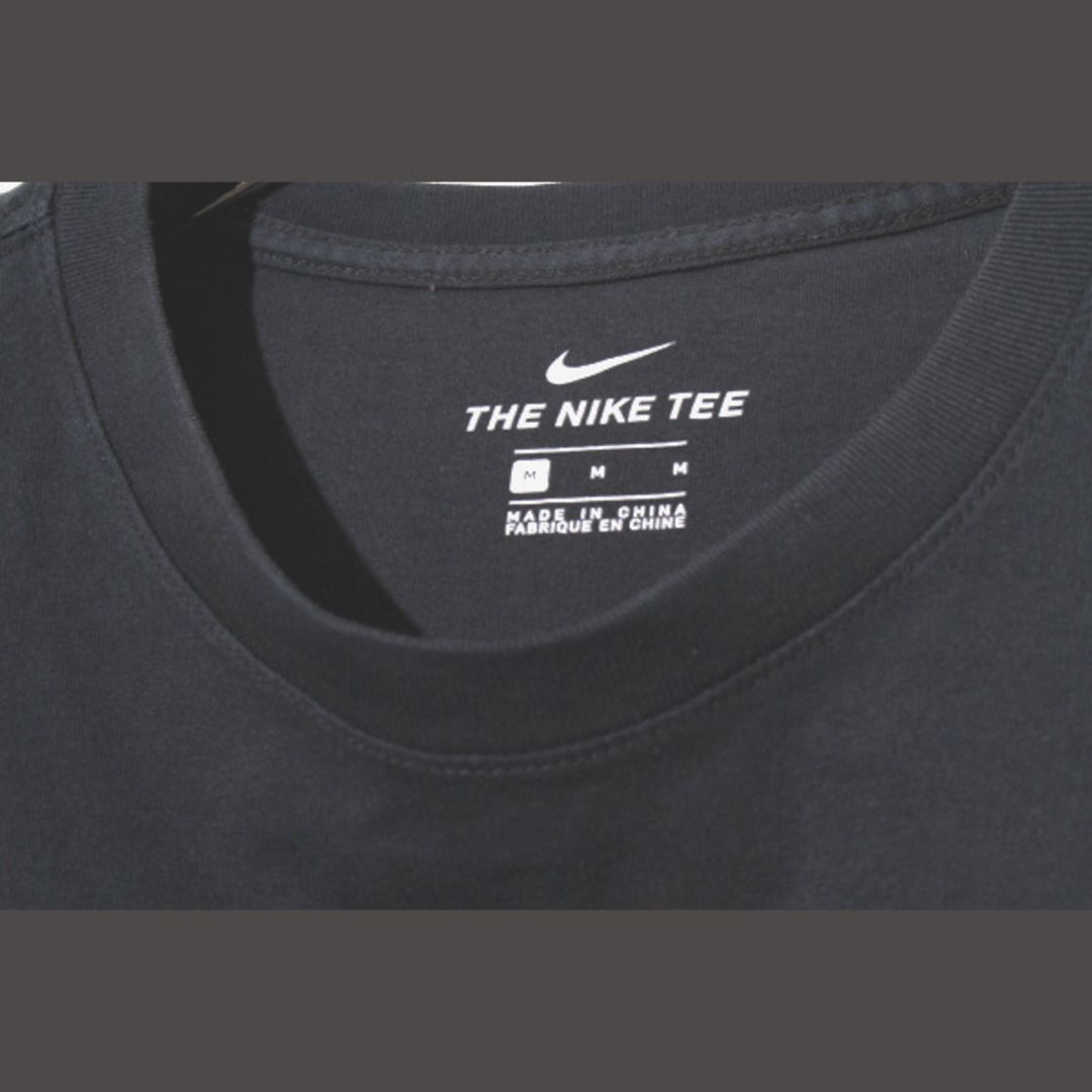 NIKE(ナイキ)のナイキ スウォッシュ ロングスリーブ コットン 長袖 Tシャツ M  ブラック メンズのトップス(Tシャツ/カットソー(七分/長袖))の商品写真