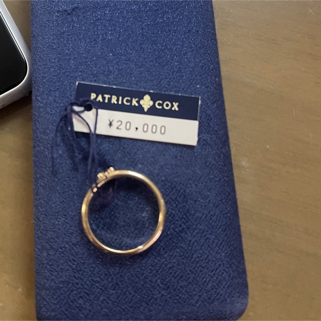 PATRICK COX(パトリックコックス)のPatrick cox リング　k10 タグ付き レディースのアクセサリー(リング(指輪))の商品写真