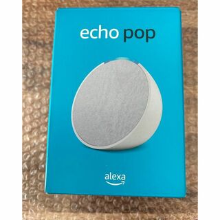 EchoPop グレーシャーホワイト 新品未使用 Amazon（※送料込み）(スピーカー)