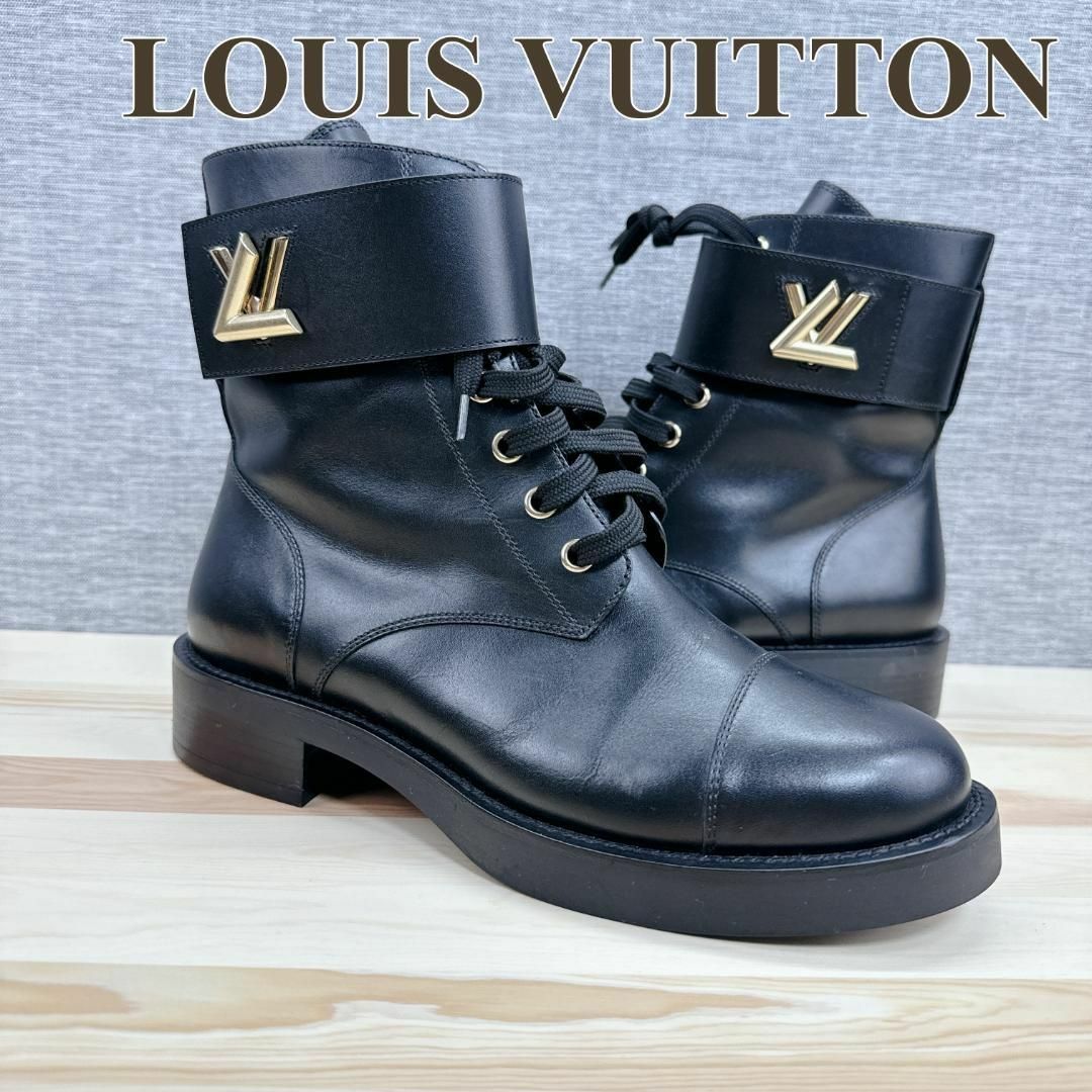 LOUIS VUITTON(ルイヴィトン)のルイヴィトン アンクルブーツ ワンダーランド ライン フラットレンジャー レディースの靴/シューズ(ブーツ)の商品写真
