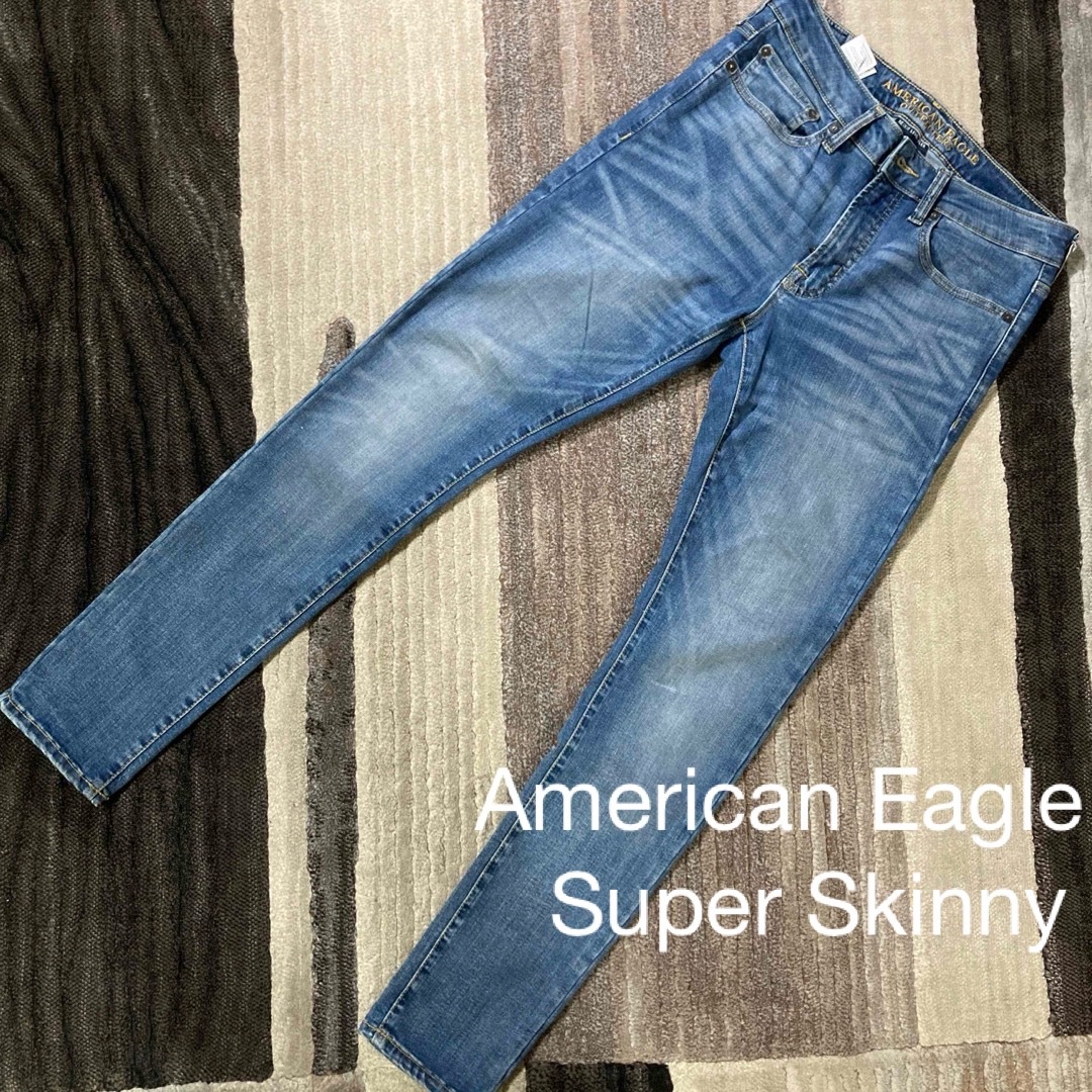 American Eagle(アメリカンイーグル)の【送料無料】アメリカンイーグル　デニム　ジーンズ　スーパースキニー　30 メンズのパンツ(デニム/ジーンズ)の商品写真