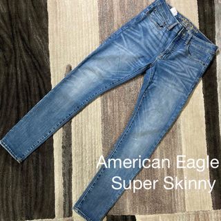 アメリカンイーグル(American Eagle)の【送料無料】アメリカンイーグル　デニム　ジーンズ　スーパースキニー　30(デニム/ジーンズ)