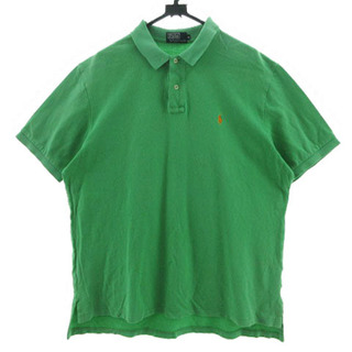 ポロラルフローレン(POLO RALPH LAUREN)のPolo by Ralph Lauren ポロシャツ ポニー刺繍 半袖 緑 4L(ポロシャツ)