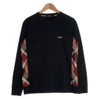 ブラックレーベルクレストブリッジ(BLACK LABEL CRESTBRIDGE)のBLACK LABEL CRESTBRIDGE ブラックレーベル クレストブリッジ ロングスリーブTシャツ チェック切替 ブラック 51P88-578-09 Size M(Tシャツ/カットソー(七分/長袖))