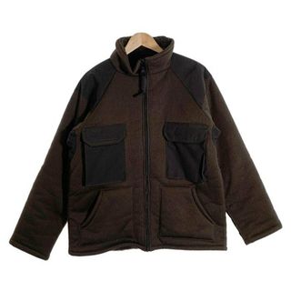 U.S.ARMY 米軍 ベアージャケット フリース パイル ブラウン 8415-01-228-1356 95年会計 Size L(その他)