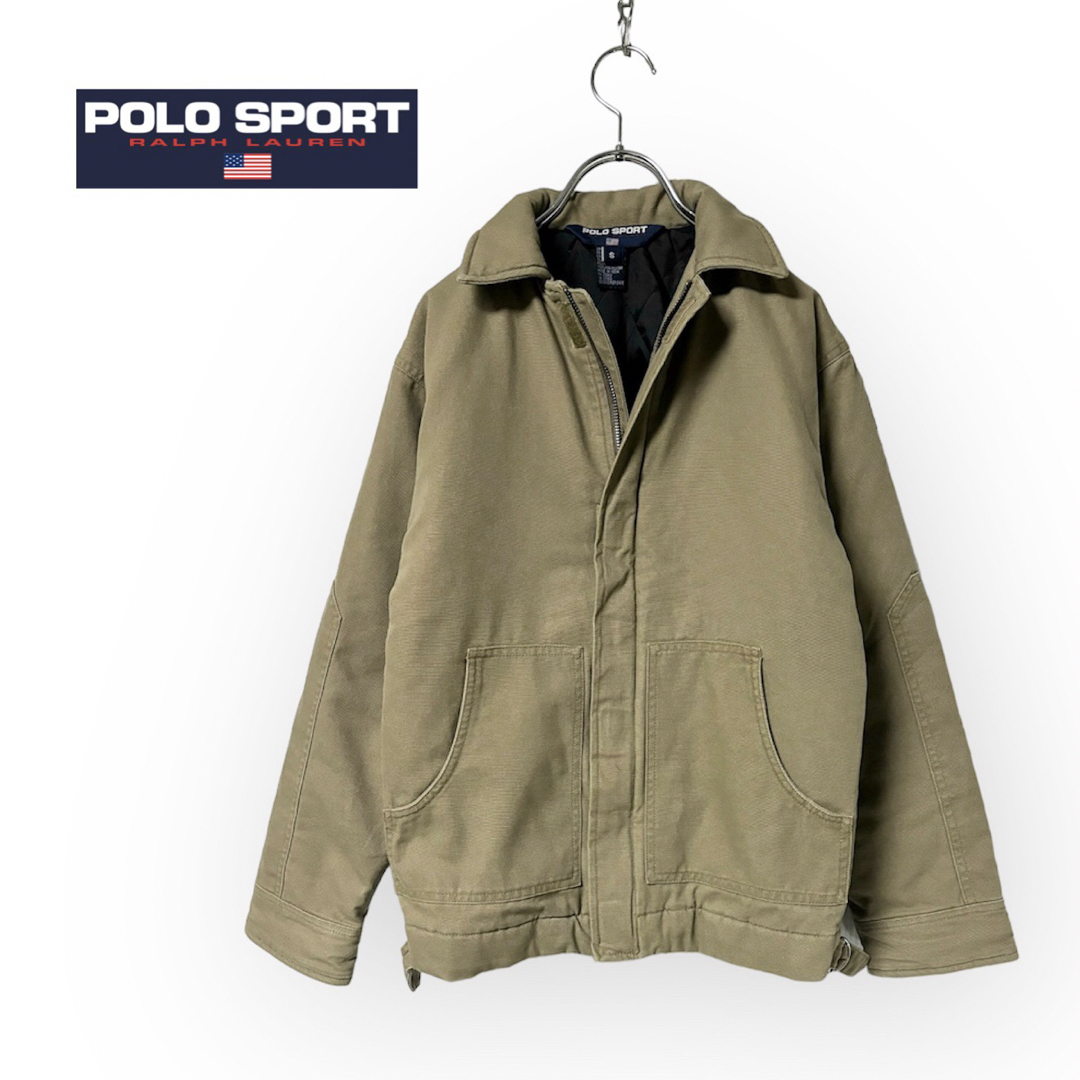 POLO RALPH LAUREN(ポロラルフローレン)のPOLO SPORT【90s】キルティングライナーワークジャケット レディースのジャケット/アウター(ブルゾン)の商品写真