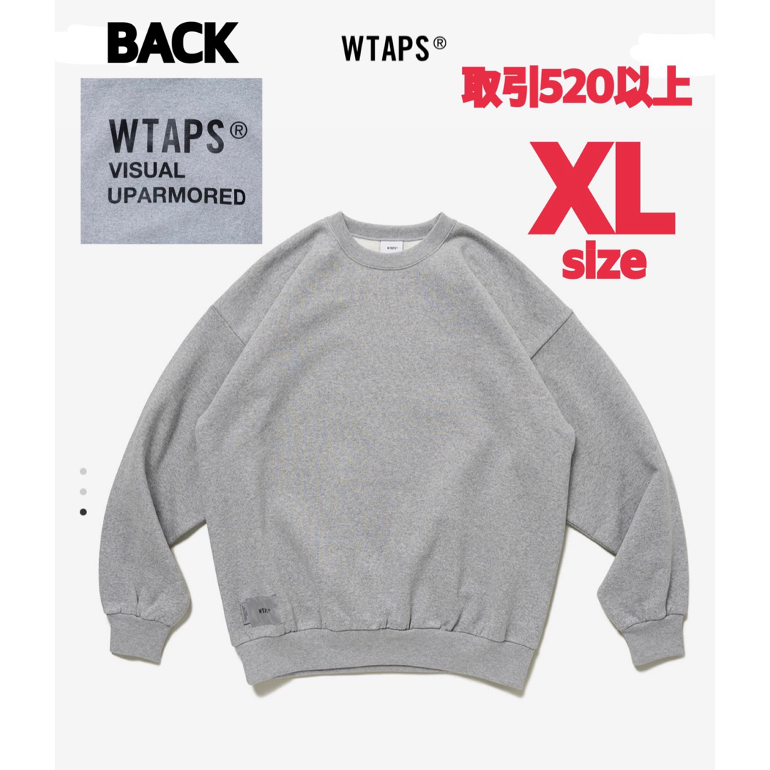 W)taps(ダブルタップス)のWTAPS FORTLESS SWEATER ASH GRAY XLサイズ メンズのトップス(スウェット)の商品写真