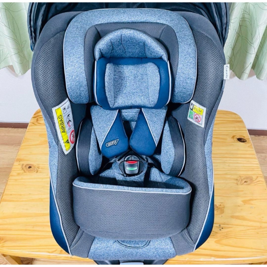 Aprica(アップリカ)の『美品』アップリカチャイルドシート クルリラプロテクトisofix キッズ/ベビー/マタニティの外出/移動用品(自動車用チャイルドシート本体)の商品写真