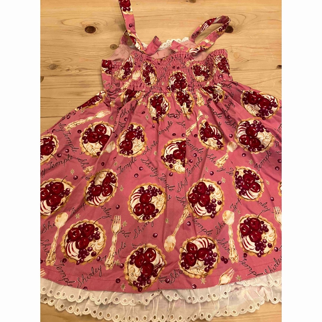 シャーリーテンプル♡タルトワンピース♡ジャンパースカート♡サイズ120 キッズ/ベビー/マタニティのキッズ服女の子用(90cm~)(ワンピース)の商品写真