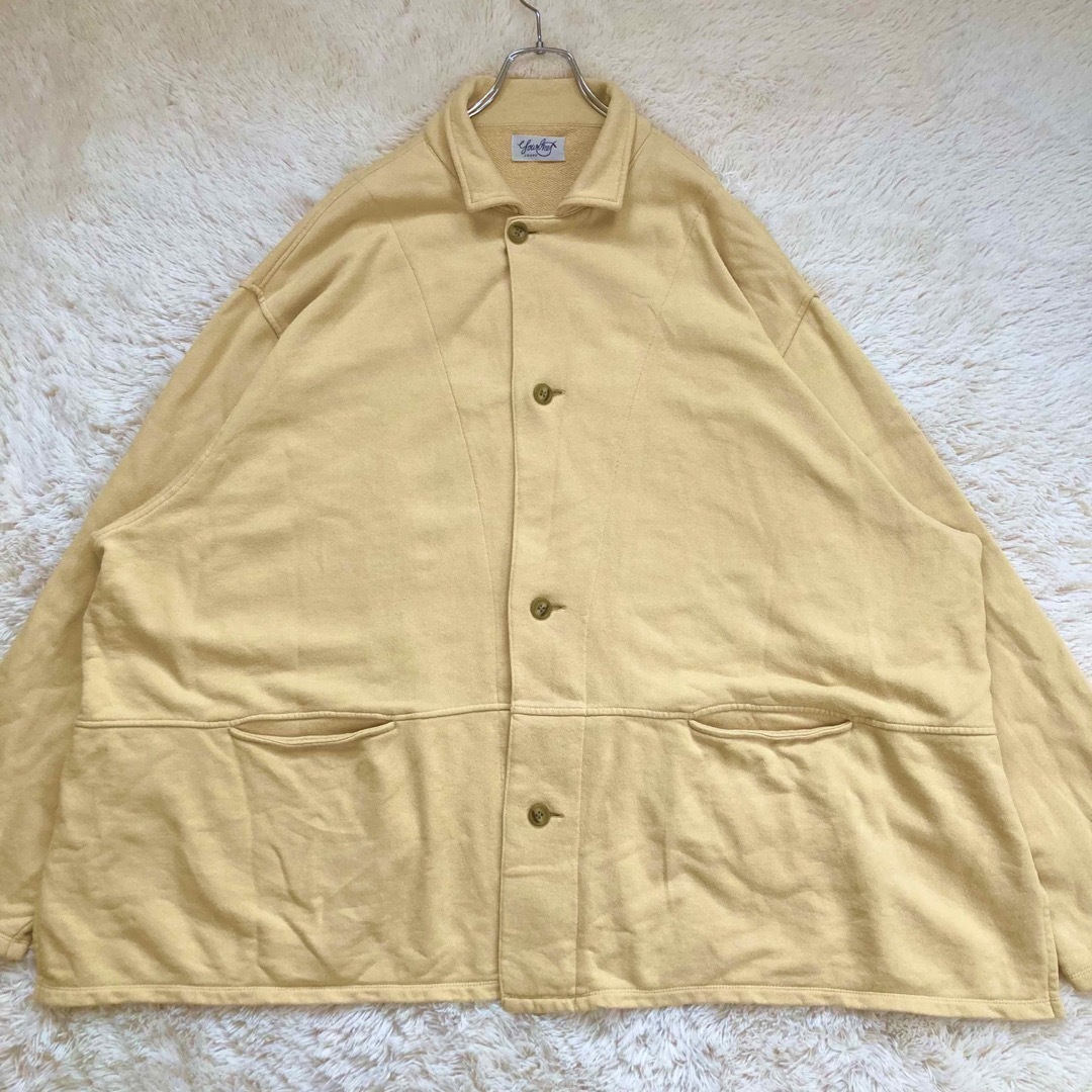 グルメジーンズ コットンカバーオール 日本製 イエロー サイズ フリー メンズのジャケット/アウター(カバーオール)の商品写真