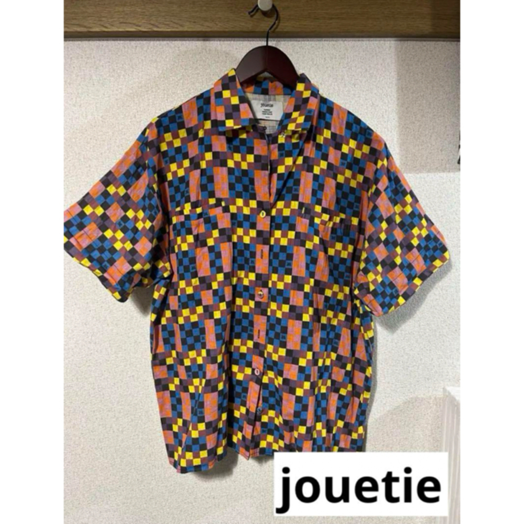 jouetie(ジュエティ)のjouetie 柄シャツ レディースのトップス(シャツ/ブラウス(半袖/袖なし))の商品写真