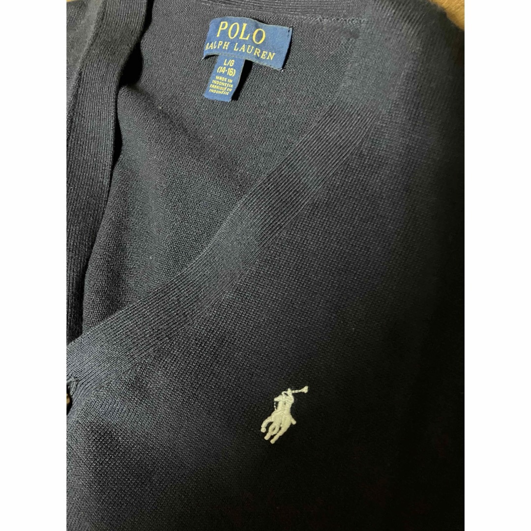 POLO RALPH LAUREN(ポロラルフローレン)のラルフローレン　カーディガン　160 キッズ/ベビー/マタニティのキッズ服女の子用(90cm~)(カーディガン)の商品写真