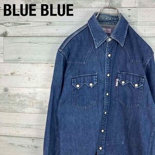 ブルーブルー(BLUE BLUE)のBLUEBLUE キムタク ライトデニム ランチウォッシュ ウエスタンシャツ(シャツ)