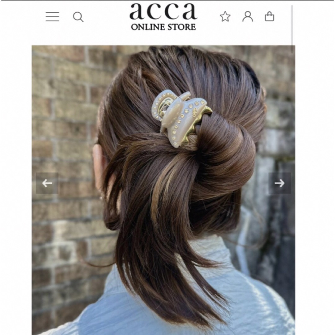 acca(アッカ)のアッカacca 14850円♡ティアラクイーンSサイズ♡Aマーク♡ヘアクリップ レディースのヘアアクセサリー(バレッタ/ヘアクリップ)の商品写真