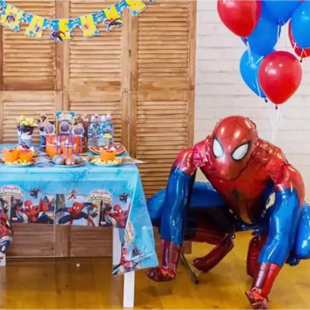 スパイダーマンの3Dバルーン 誕生日やパーティー 飾り ハンドメイドのパーティー(ガーランド)の商品写真