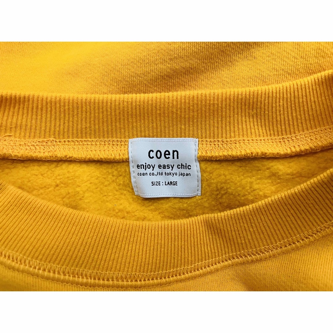 coen(コーエン)のcoen ビッグシルエットＴＣスウェットクルーネックトレーナー メンズのトップス(スウェット)の商品写真