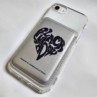 RIIZE ライズ ウンソク magsafe card wallet シルバー(K-POP/アジア)