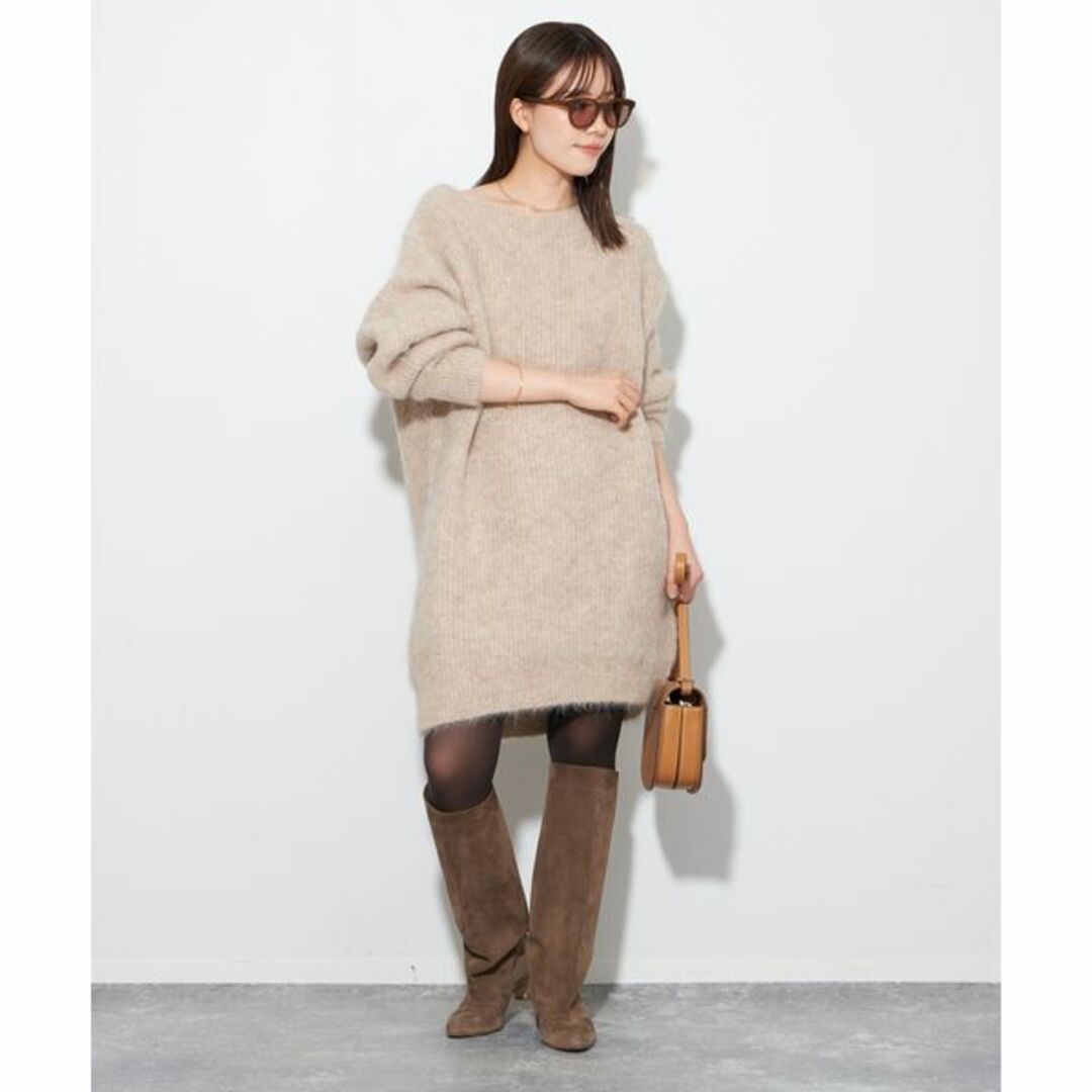 Plage(プラージュ)の*Plage* ALPACA SHAGGY LOOSE プルオーバー レディースのワンピース(ひざ丈ワンピース)の商品写真