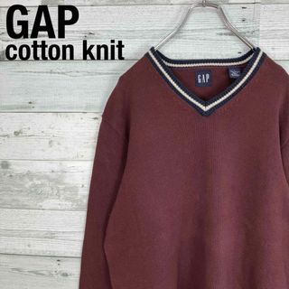 GAP ギャップ オールドギャップ リブライン コットンニット セーター