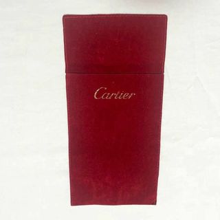 Cartier カルティエ　保存袋 赤　レッド　ベロア　小物入れ　ポーチ　時計入