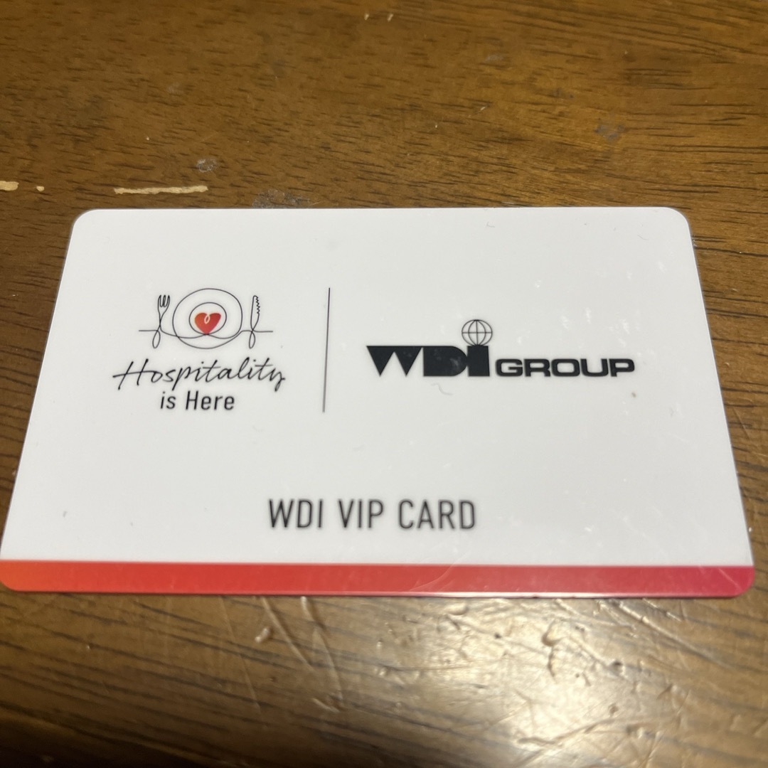 WDI 株主優待　13000円分　vipカード　セット チケットの優待券/割引券(レストラン/食事券)の商品写真